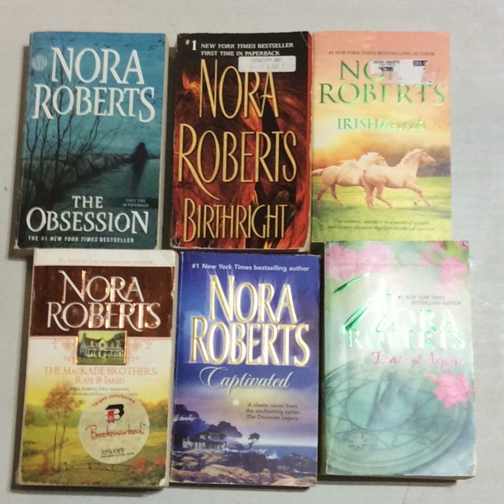 Nora Roberts Lot of 6 Paperback Books